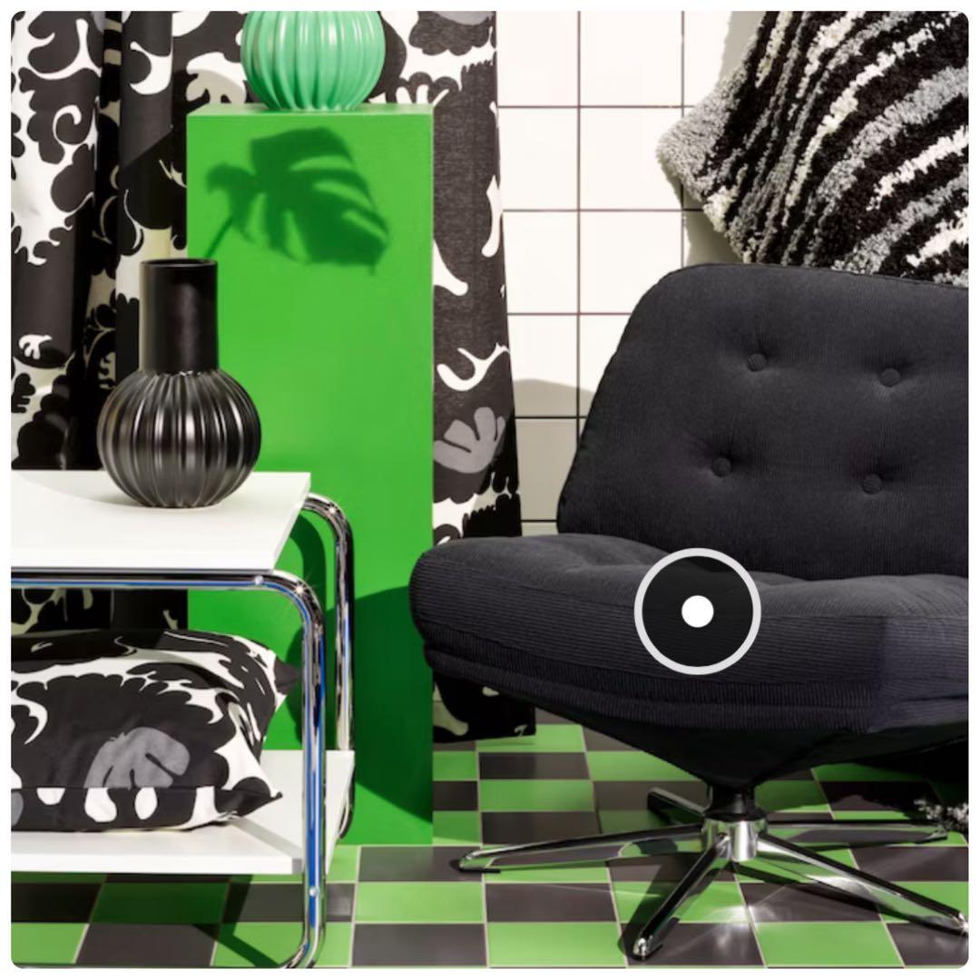 【ご予約分】新品＊未開封 IKEA ディヴリンゲ 回転パーソナルチェア ソファ