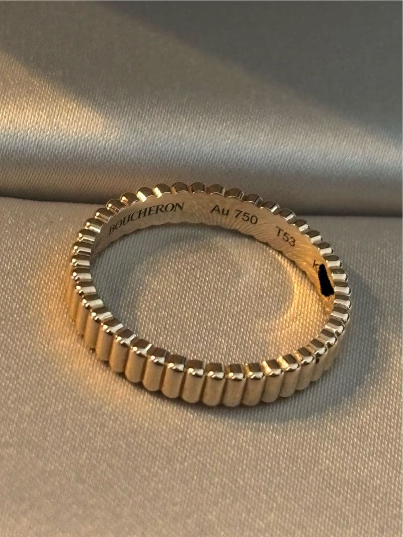 【極美品】ブシュロン キャトル グログラン リング PG #53 保証書•箱