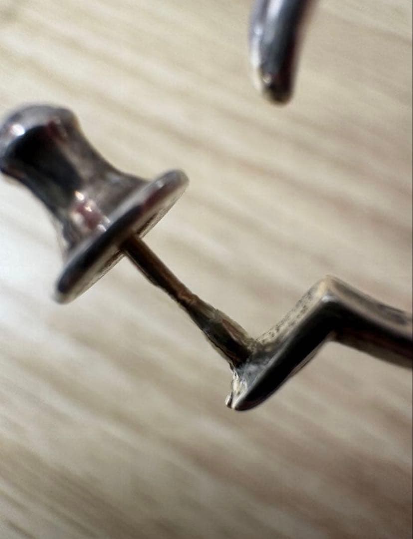 て*て様 【CHROME HEARTS】 クロムハーツ ダガーフープピアス