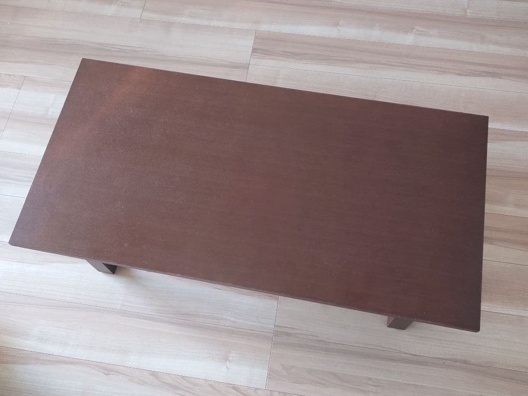 ブラウン木製　リビンググテーブル　幅110cm