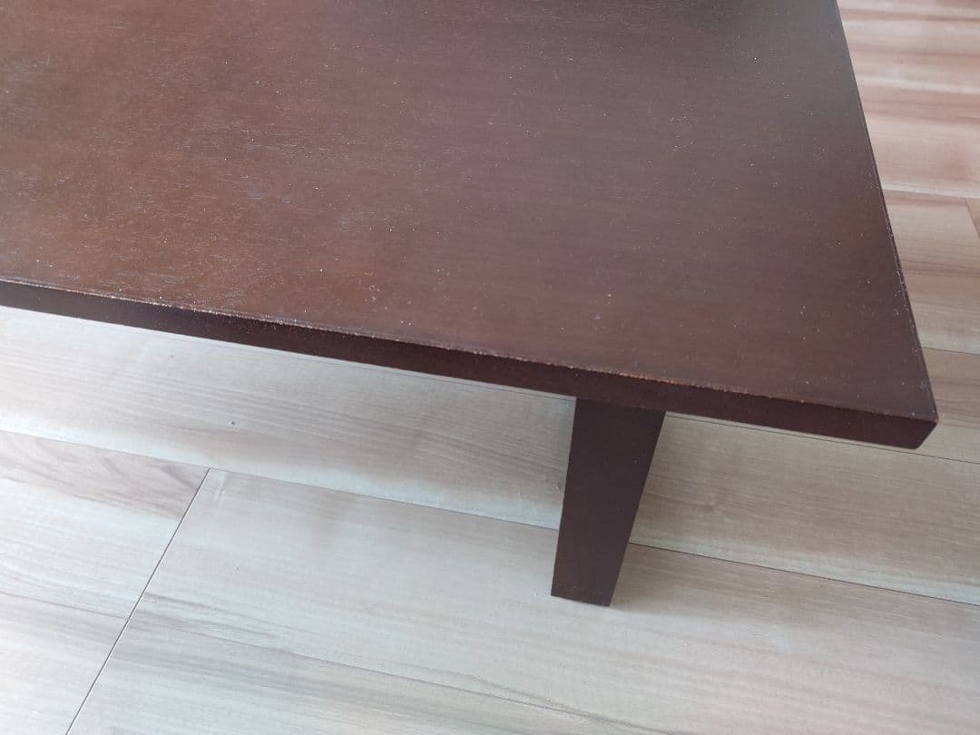 ブラウン木製　リビンググテーブル　幅110cm