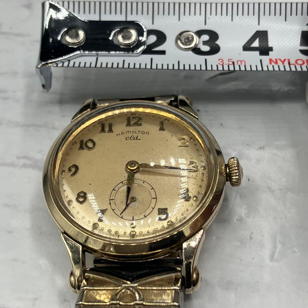 【激レア】HAMILTON CLD 10k GOLD FILLED 稼働品