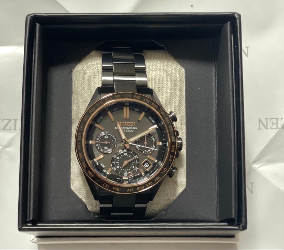 新品未使用　シチズン　アテッサ　CC4074-61W GPS 衛星　電波　腕時計