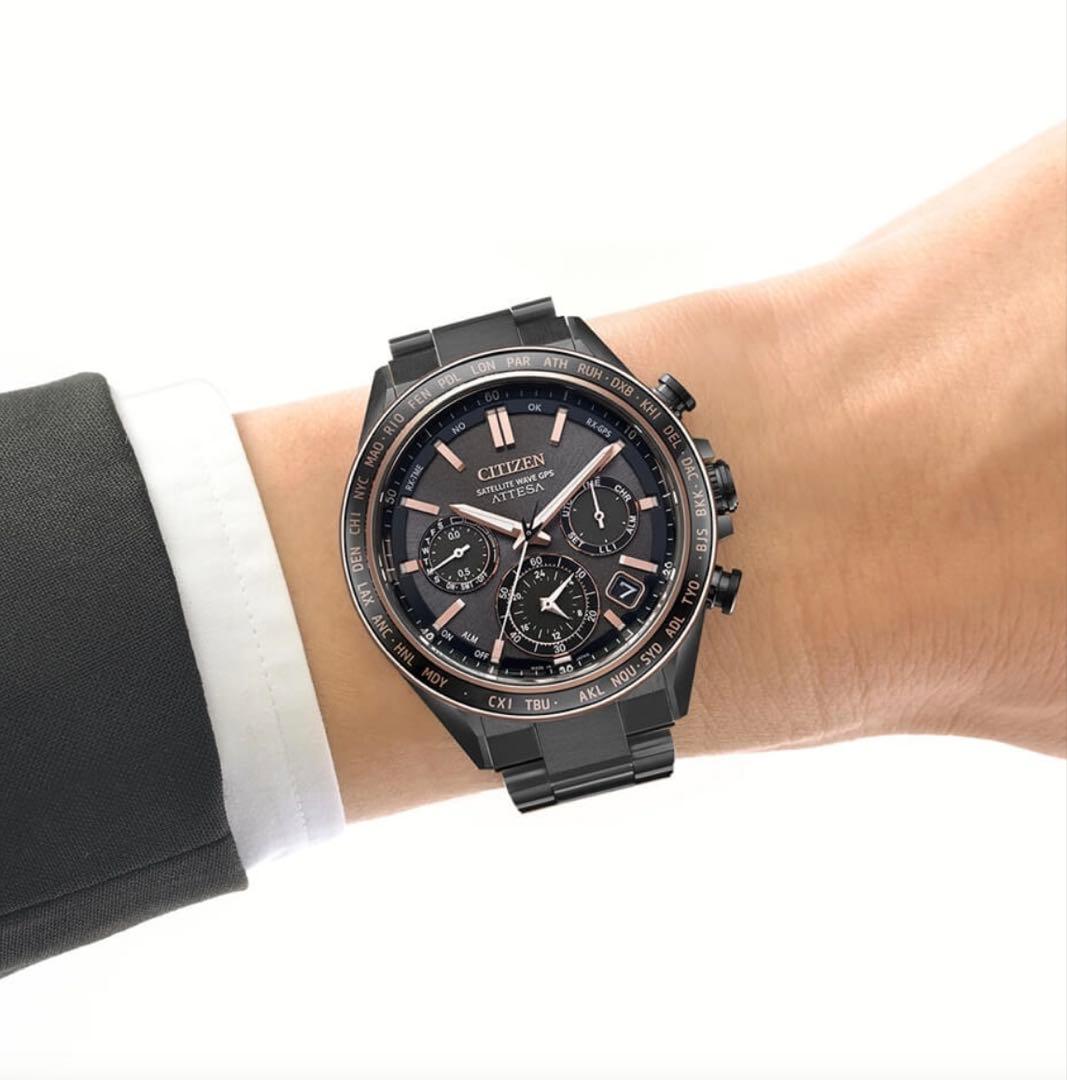 新品未使用　シチズン　アテッサ　CC4074-61W GPS 衛星　電波　腕時計