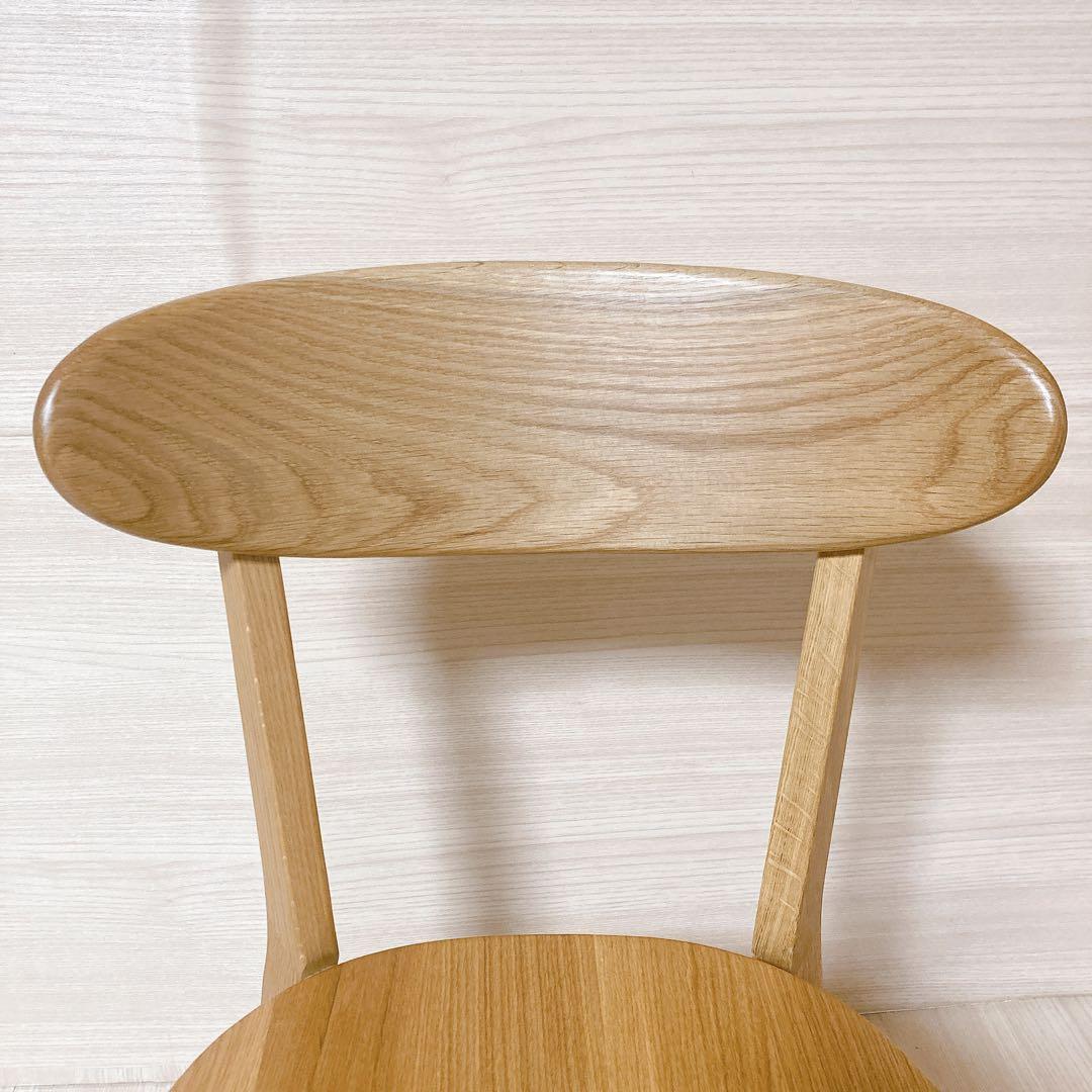 ダイニングチェア リバー  オーク材 無垢天然木 椅子 大川家具 ②