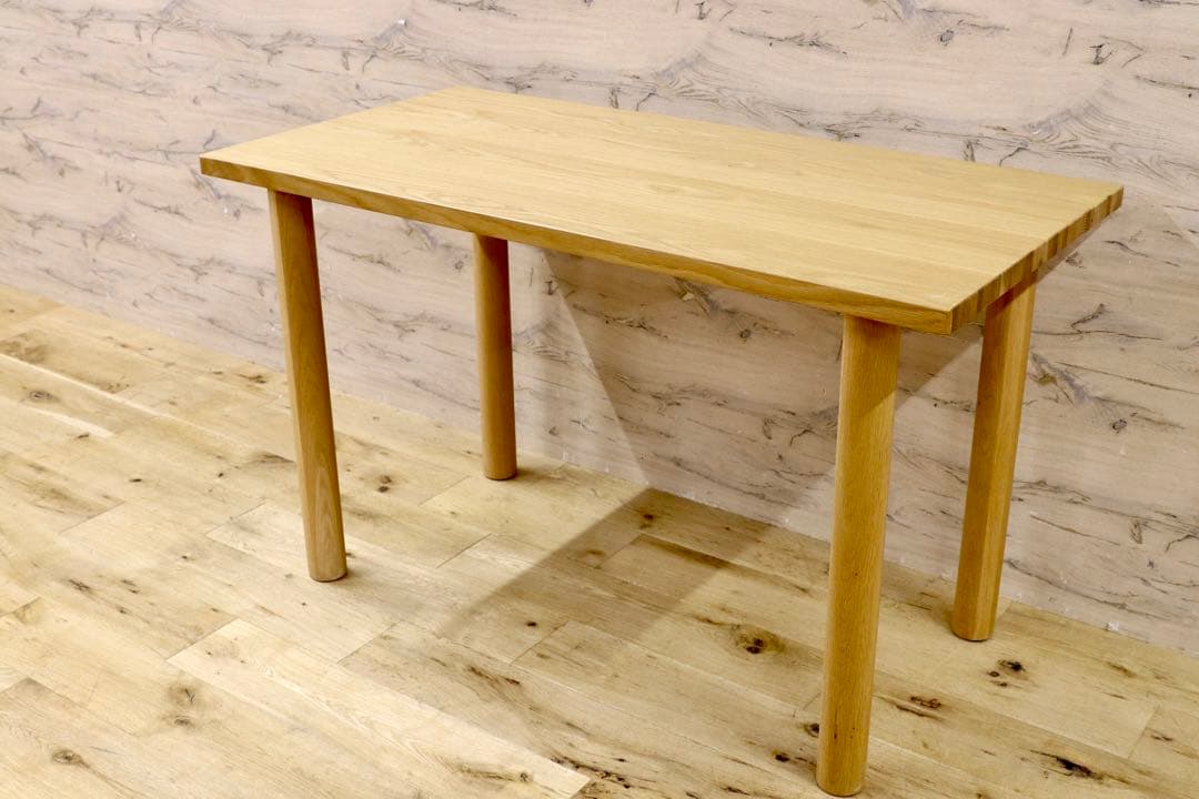 GMHK658○無印良品 / MUJI オーク無垢材 ダイニングテーブル 作業台