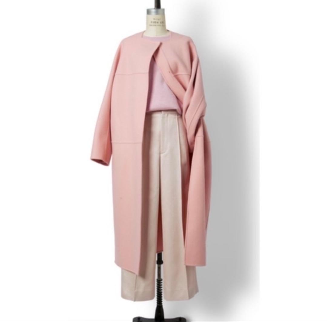 Lily Drawer ドゥロワー　ベビーピンク コクーン コート