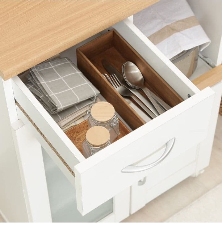 不二貿易 キッチン収納 食器棚 ホワイト スライド棚 99521 つ227