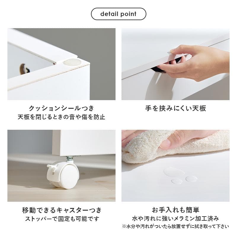 LEDライト付き伸縮式コスメワゴン 約幅67〜122.5cm [8035]