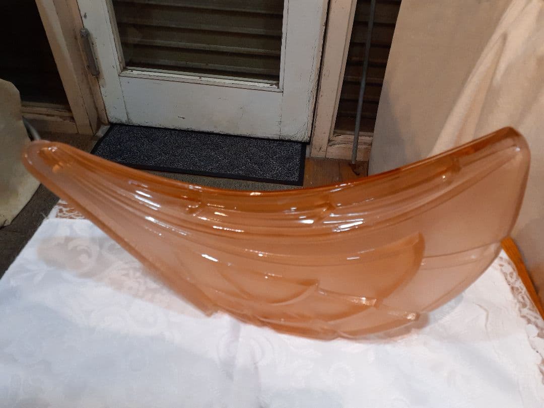 アールデコ時代のブラケットのガラスのホヤ