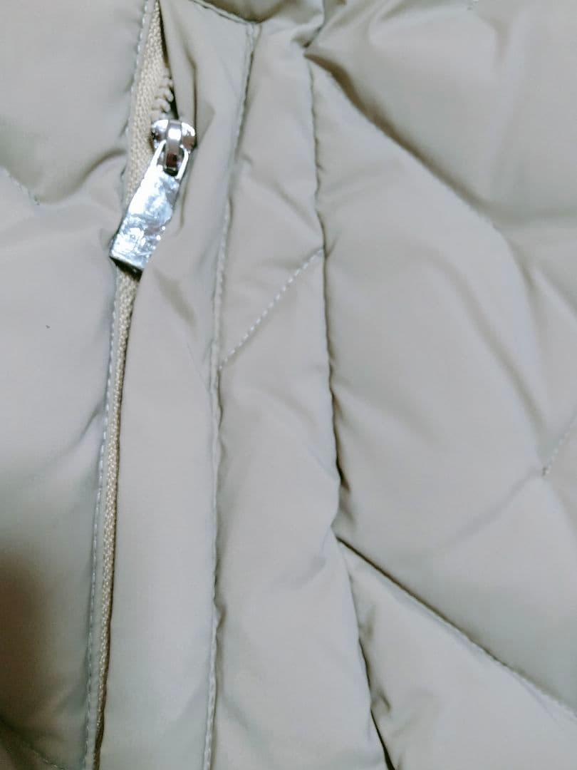 まろんJEAN-LOUISファー付きフード ダウンジャケット 　モカ