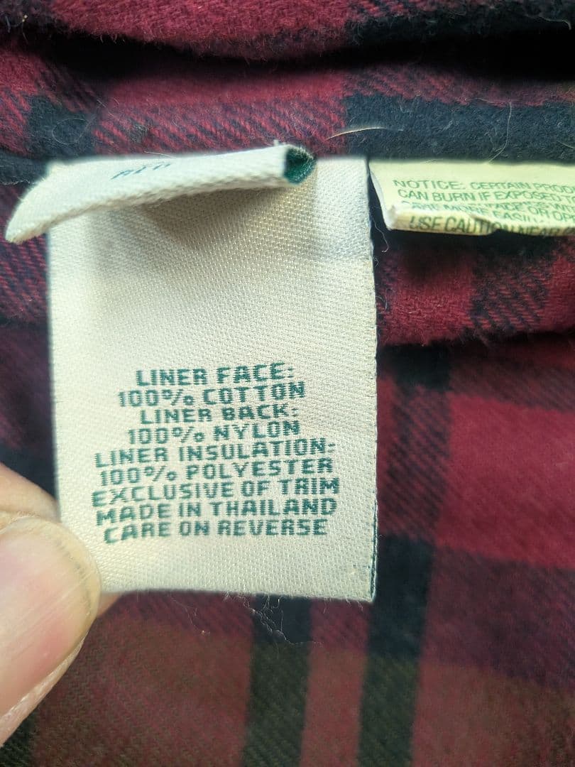 L.L.Bean ハンティングジャケット　L 00s プリマロフトライナー