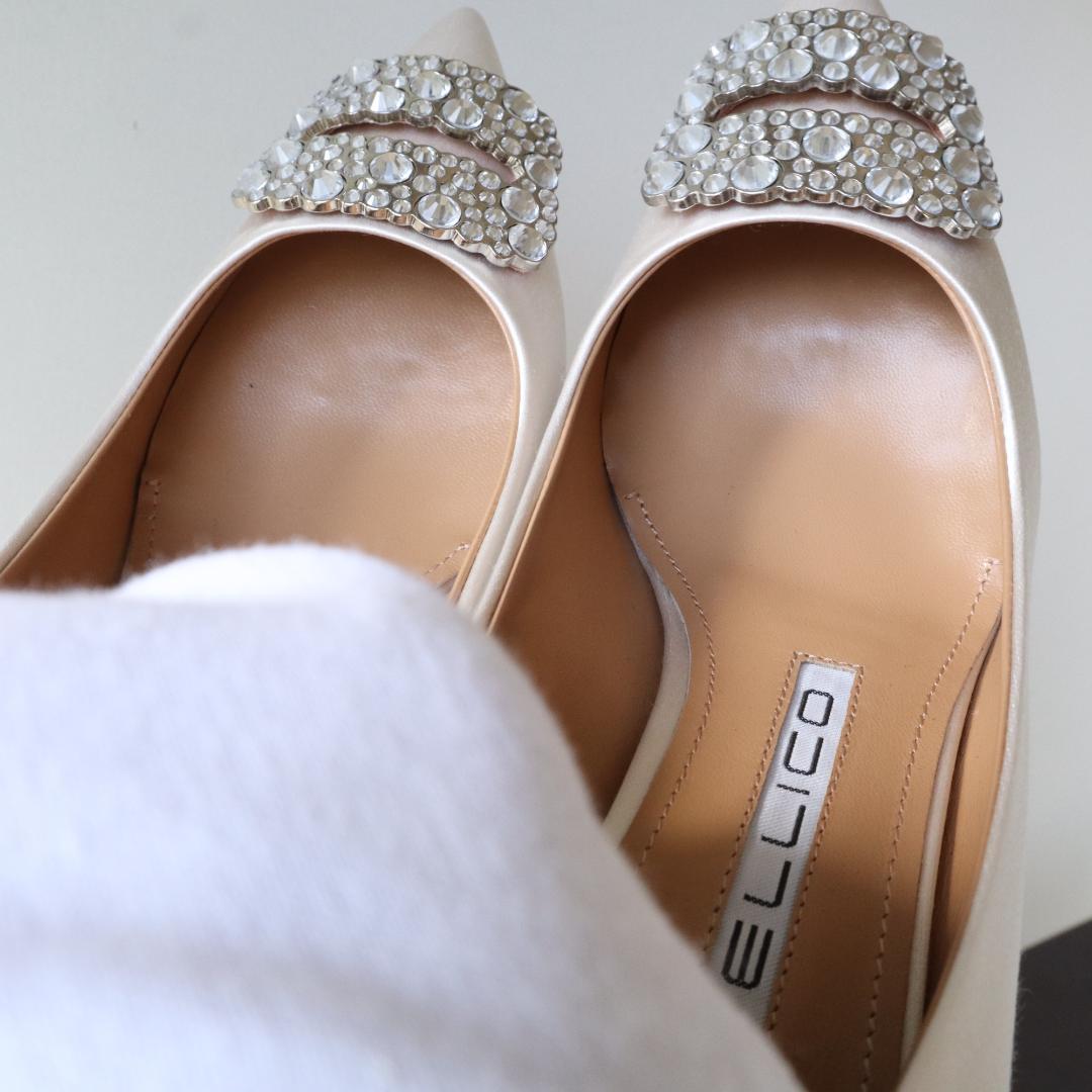 現行品未使用ペリーコアネッリフィッビア　エタニティコレクション8cmヒール35