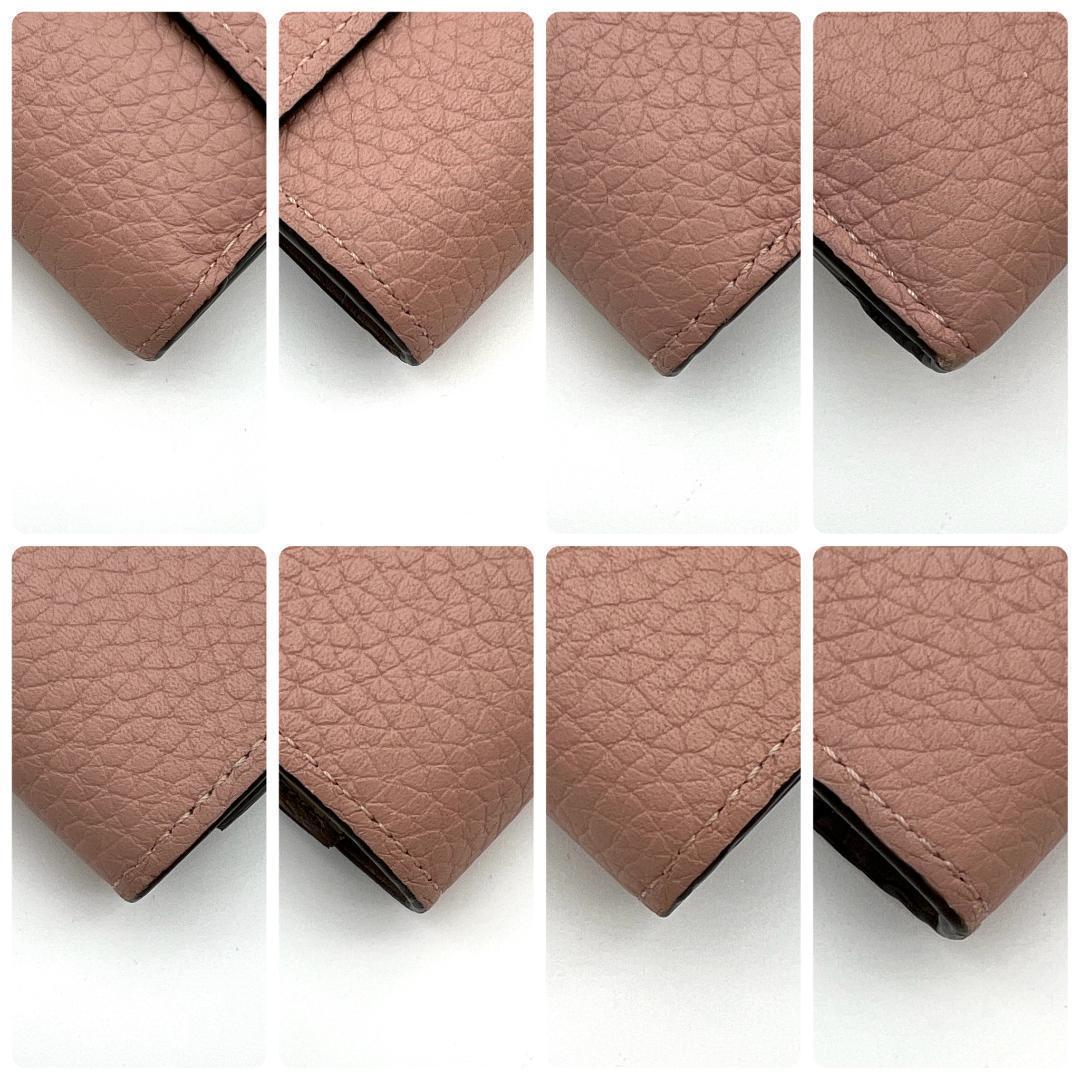 【極美品】ルイヴィトン ポルトフォイユ カプシーヌ コンパクト ピンク A573