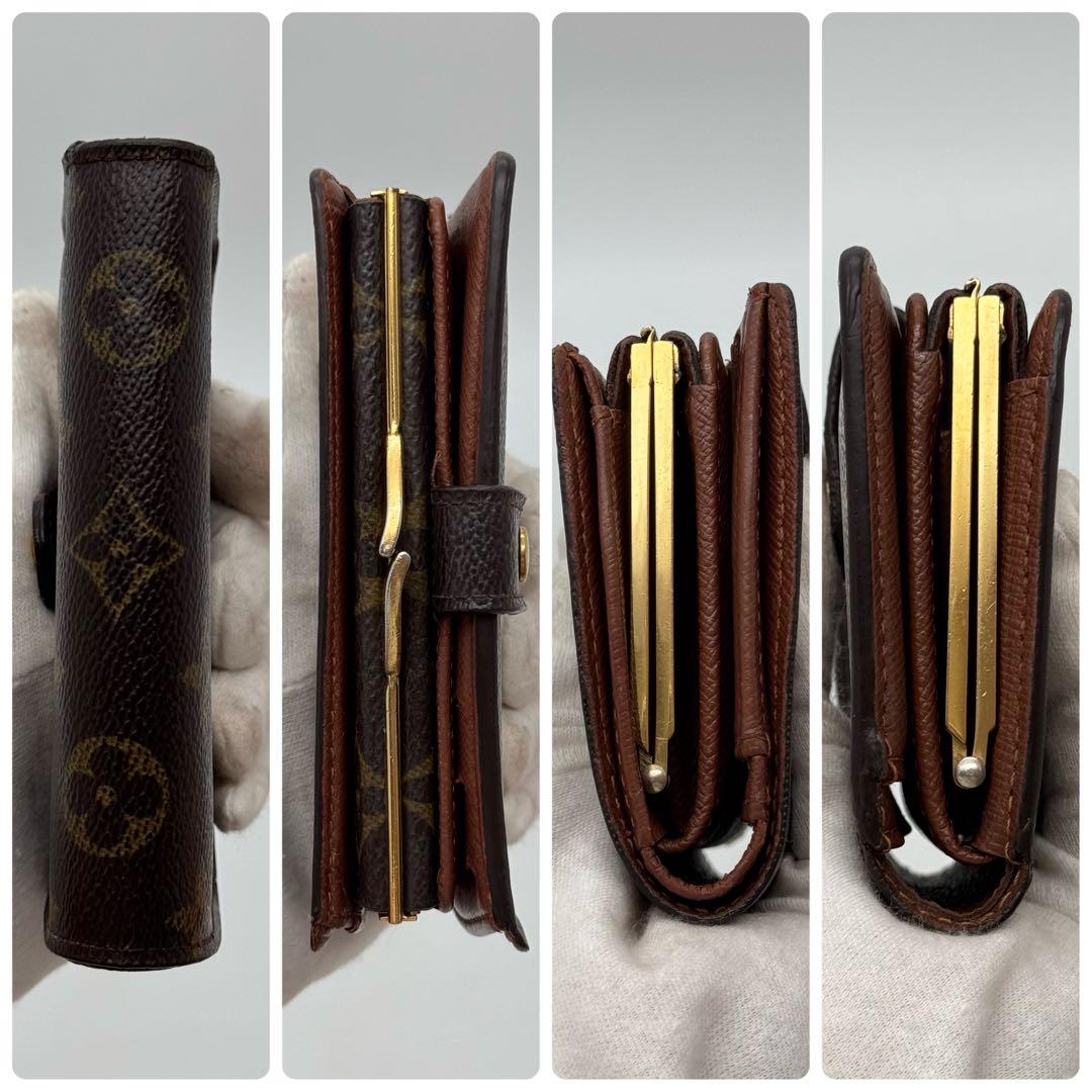 美品✨️ルイヴィトン　モノグラム　ヴィエノワ　二つ折り財布　財布　コンパクト