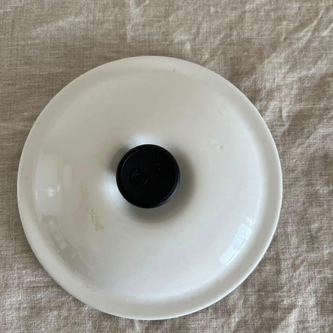 ル・クルーゼ フォンデュ鍋　　　　　　　　　　　　エンツォ マリ　 ホワイト