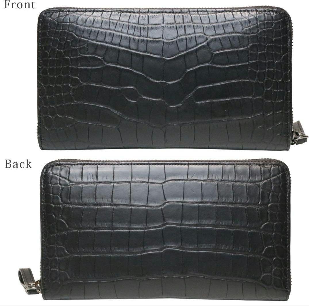 クロコダイル 無双 長財布 本物 ラウンドジップ 新品 未使用