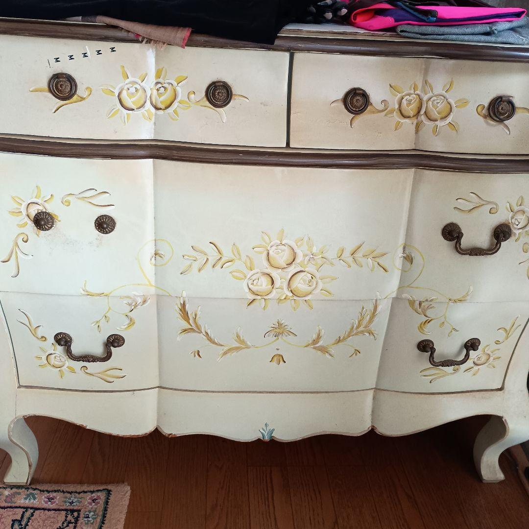 アンティーク　ヨーロッパ家具　ロココ調　チェスト　ヴィンテージ家具