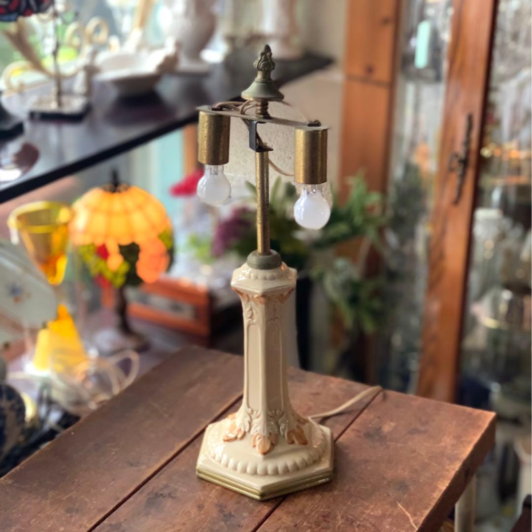 ドマン demain ランプ 卓上ランプ テーブルランプ 陶器 ナイト