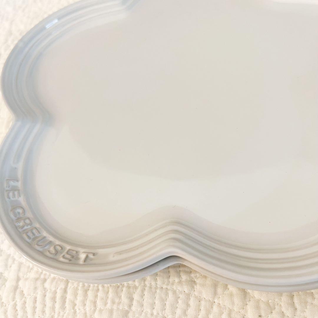 ⑮LE CREUSET フラワープレート 22cm 花型皿 6枚セット