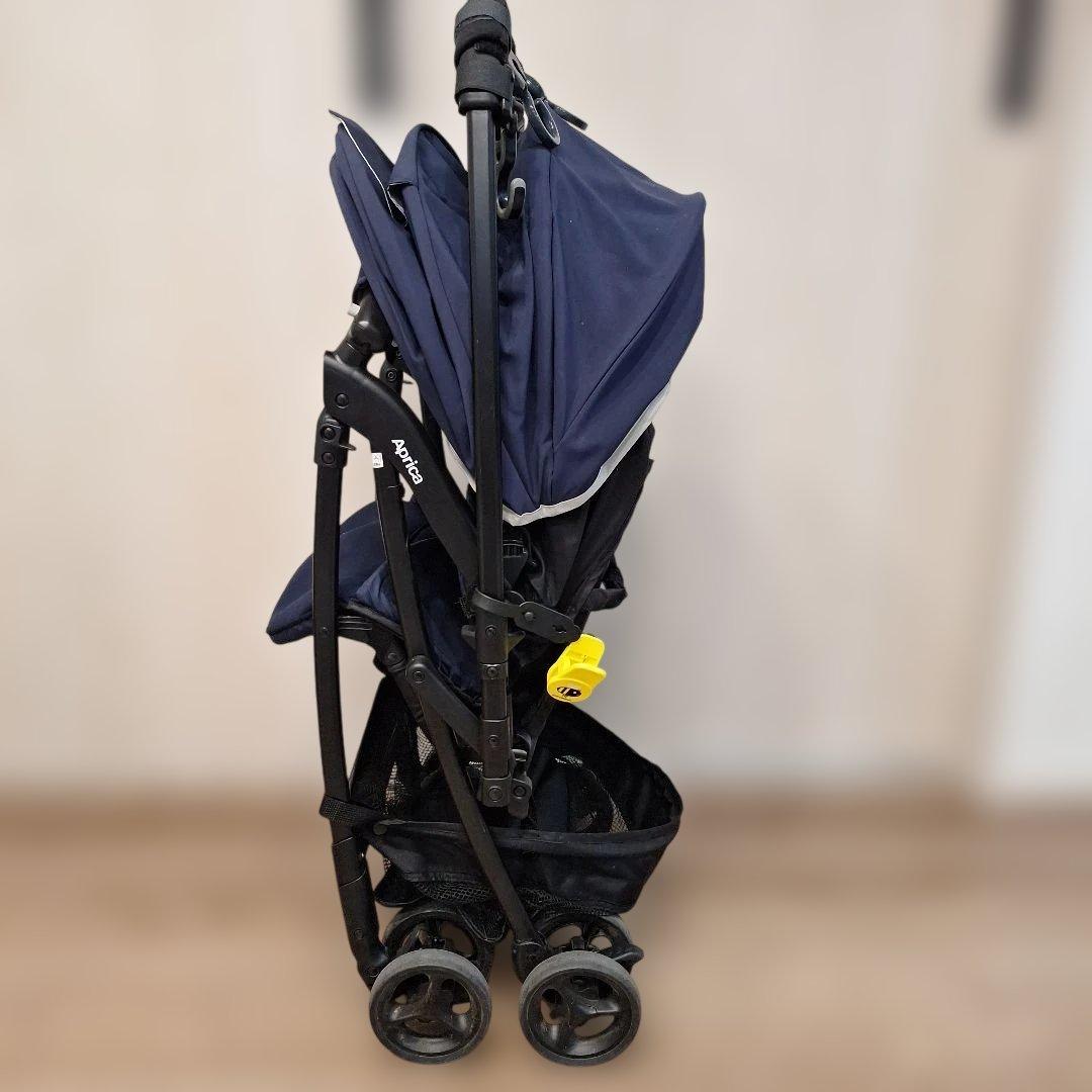 美品☆アップリカ カルーンエアードットNV軽量 両対面ベビーカーおまけ付☆