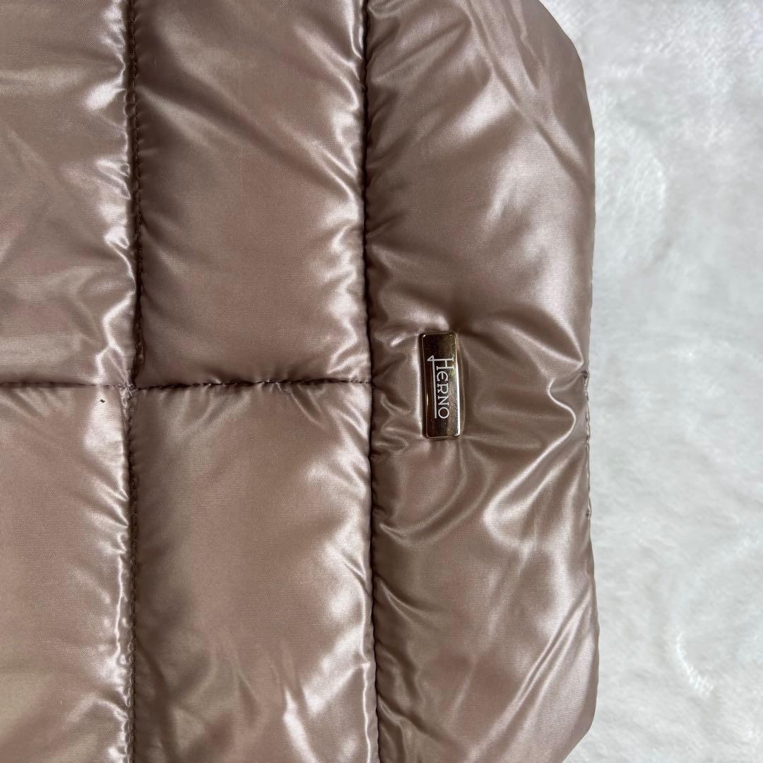 【美品✨】ヘルノHERNO ダウンベスト　ベージュ　M