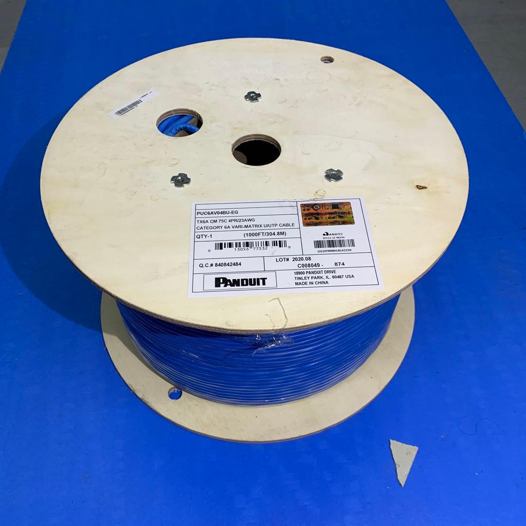 PANDUIT PUC6AV04BU-EG Cat6A 1000FT/約305M