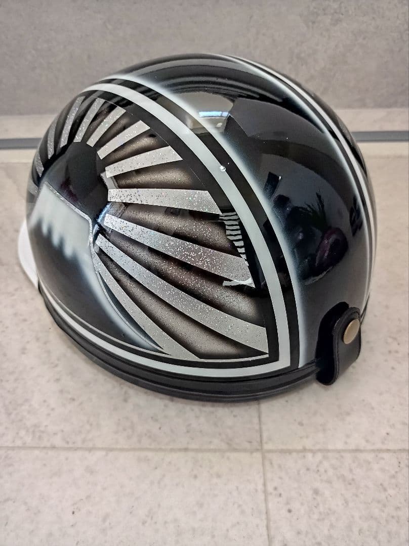 カスタムコルク半　黒富士日章　七色ラメ