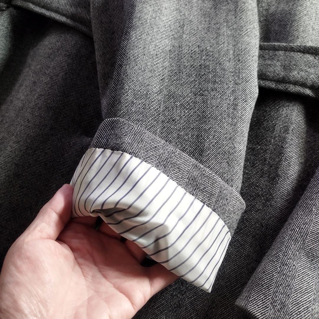 TOMORROWLAND　メンズ グレー ステンカラーコート