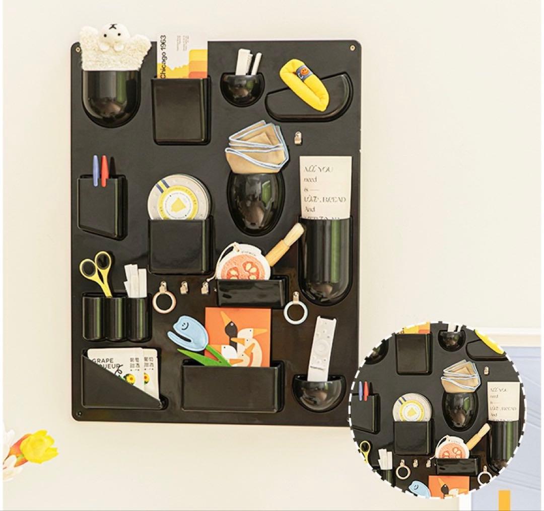 ウォールシェルフ ウーテンシロ 黒 リプロダクト スペースエイジ　新品　ブラック