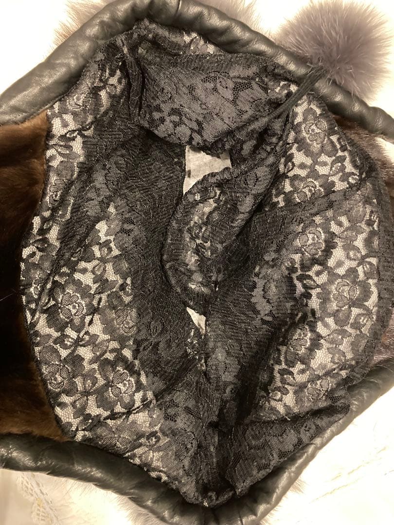 半額以下 リアルファー マシュマロ バッグ