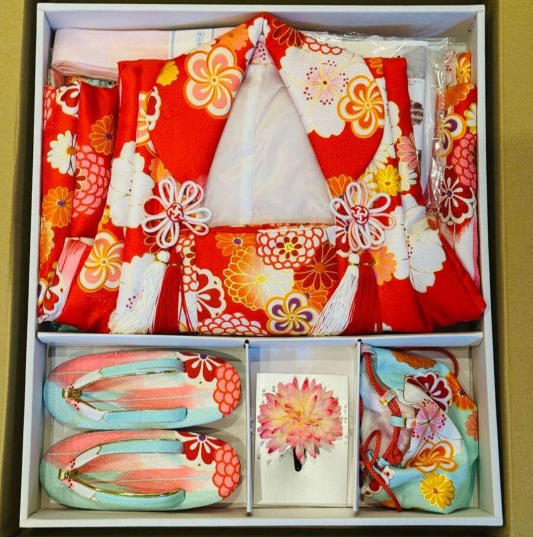 七五三　着物　3歳　女の子　9点フルセット