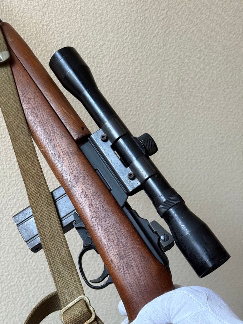 スコープ付き MGC M1カービン リアルウッド スリング オイラー モデルガン