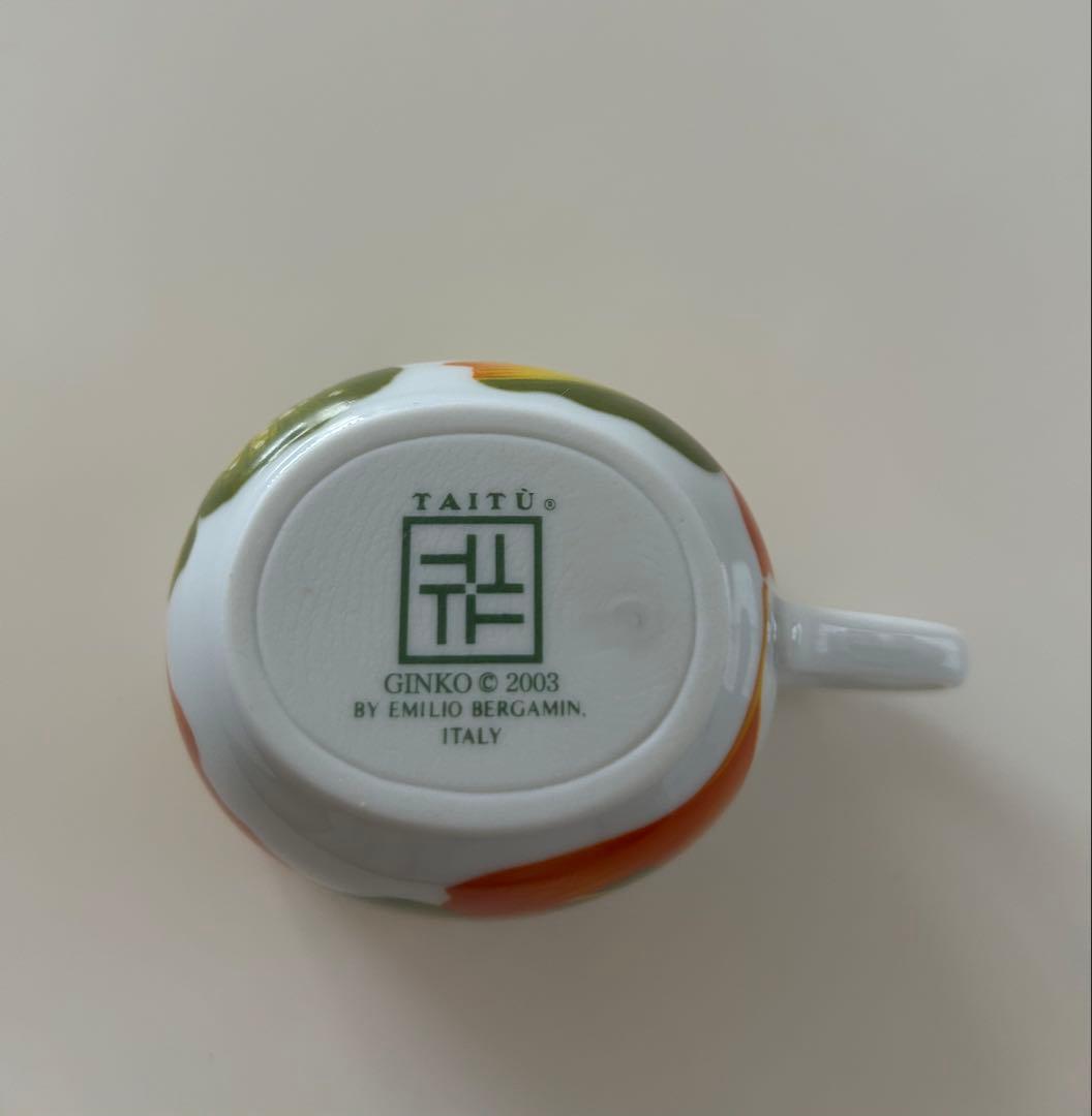 TAITU オーバルプレートとカップ　ペアセット