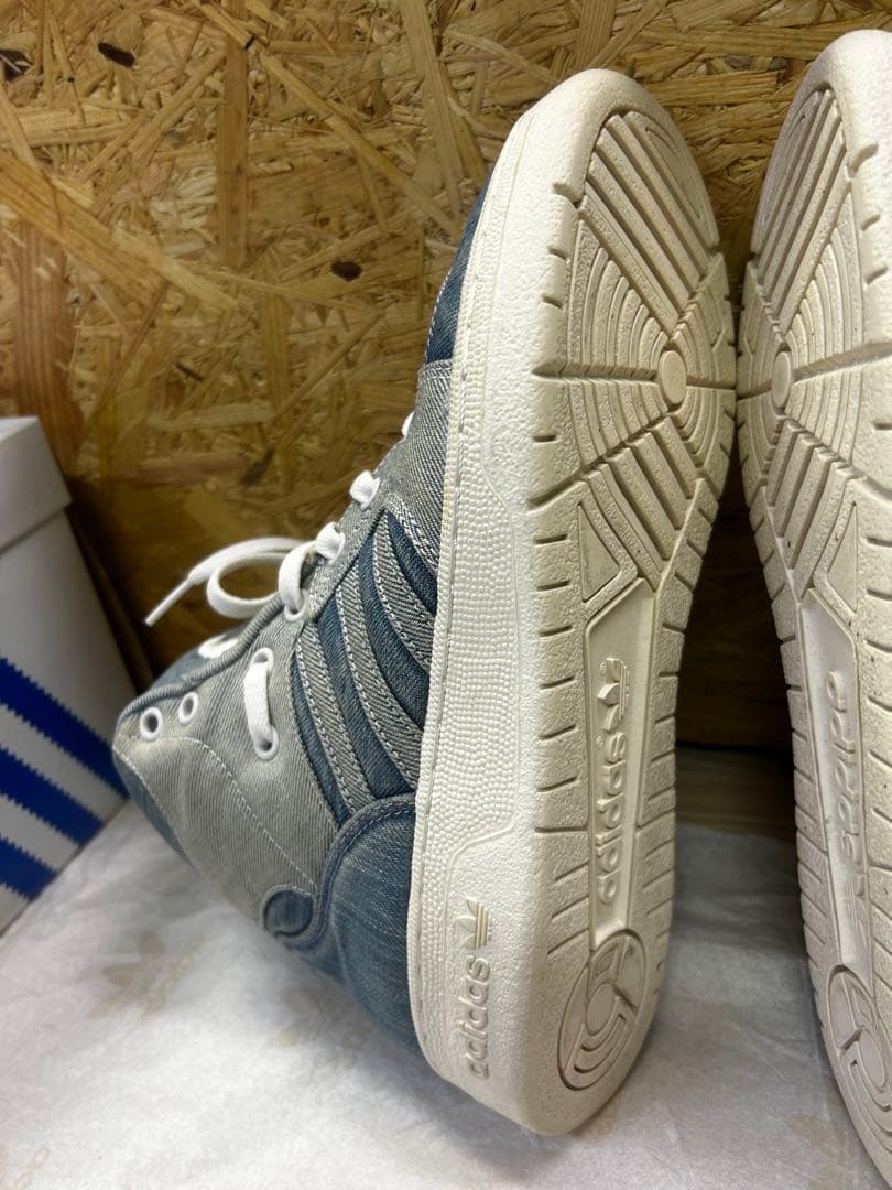 adidas デニム ハイカットスニーカー　ジェレミースコット　US7 1/2