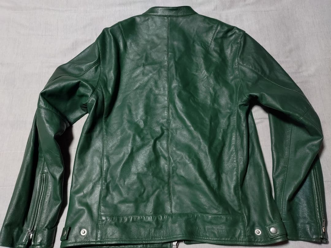 JOURNAL STANDARD ラムレザーシングルライダースジャケット　L