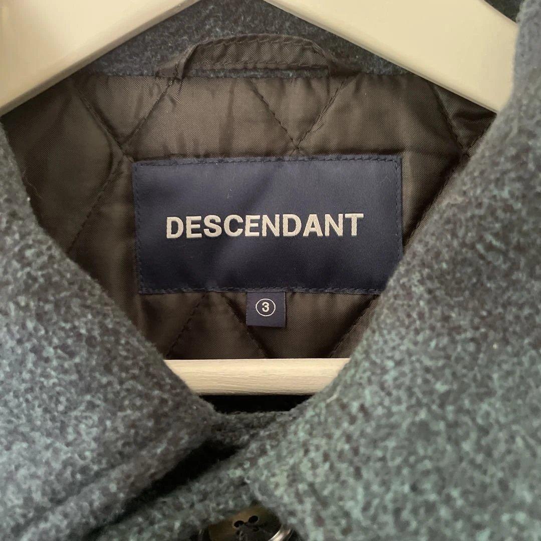DESCENDANT ダークグリーン チェックジャケット