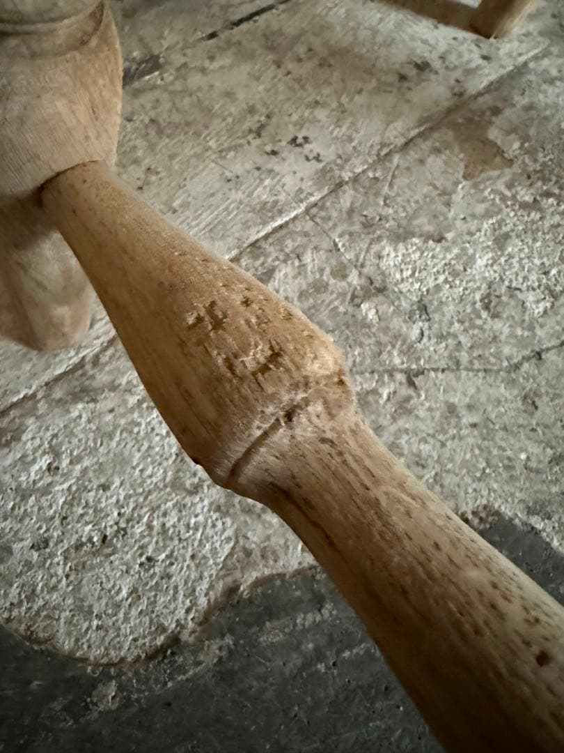 ビンテージ　ダイニングチェア　カフェチェア　剥離加工　no7