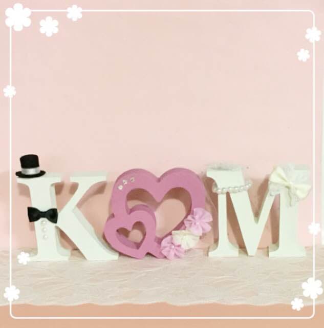 ちま様確認用♡ウエディングバージョン・イニシャルオブジェ