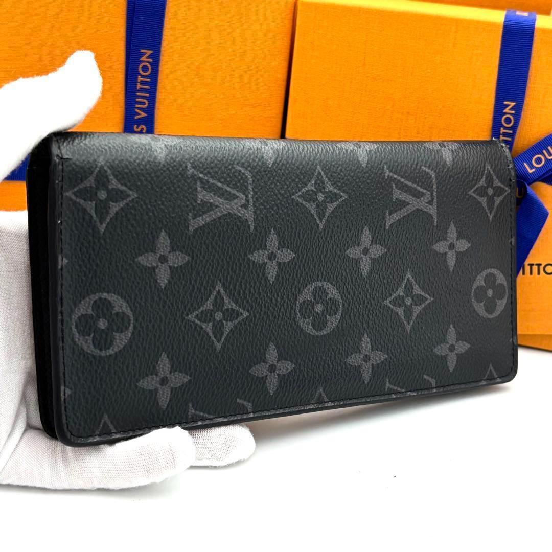 ☆美品☆ルイヴィトン 長財布 モノグラムエクリプス ポルトフォイユブラザ