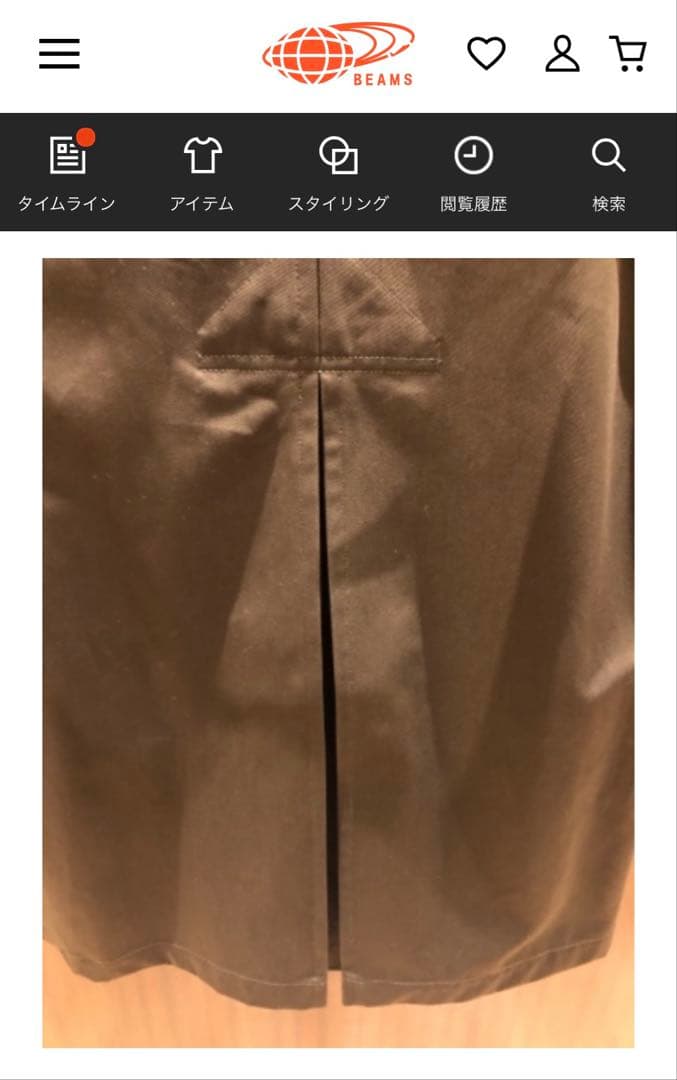 Sealup × BEAMS F / タイロッケンコート 44