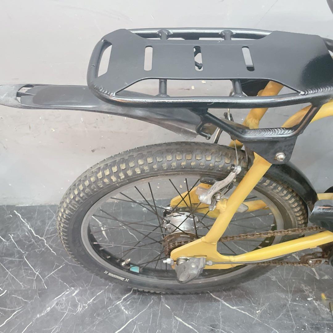 【786】電動自転車 ミニベロ パナソニック INTER3 イエロー系