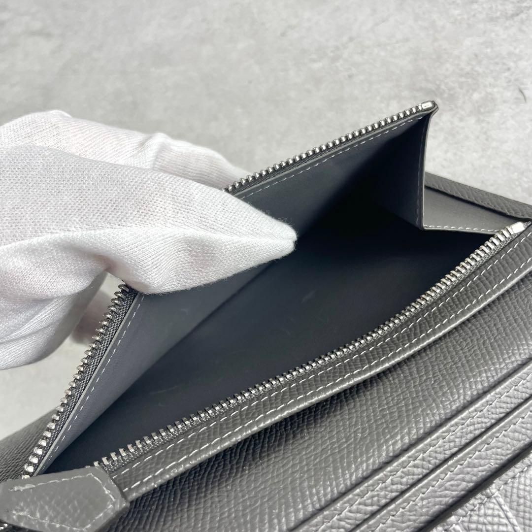 入手困難✨ 長財布 ボナペンチュラ クロコデザイン 小銭入れ グレージュ系