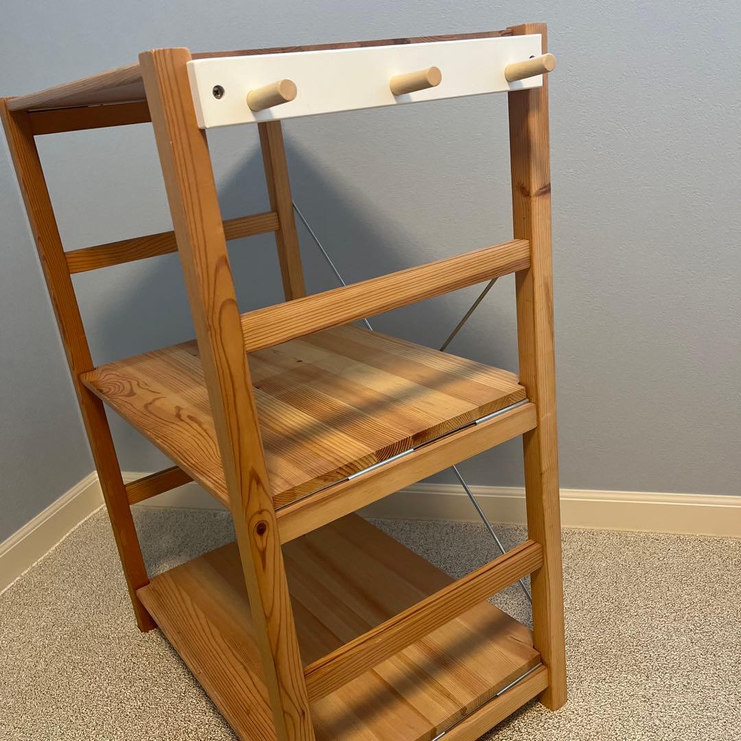 無印良品　木製 2段オープンシェルフ