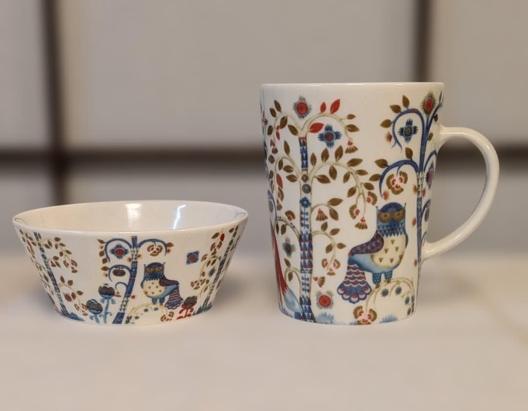  イッタラ タイカ サラダボール大１小２・マグカップ２のセット