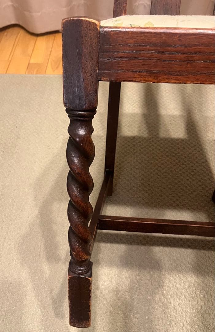 イギリス アンティーク チェア・アンティークダイニング チェア/送料込