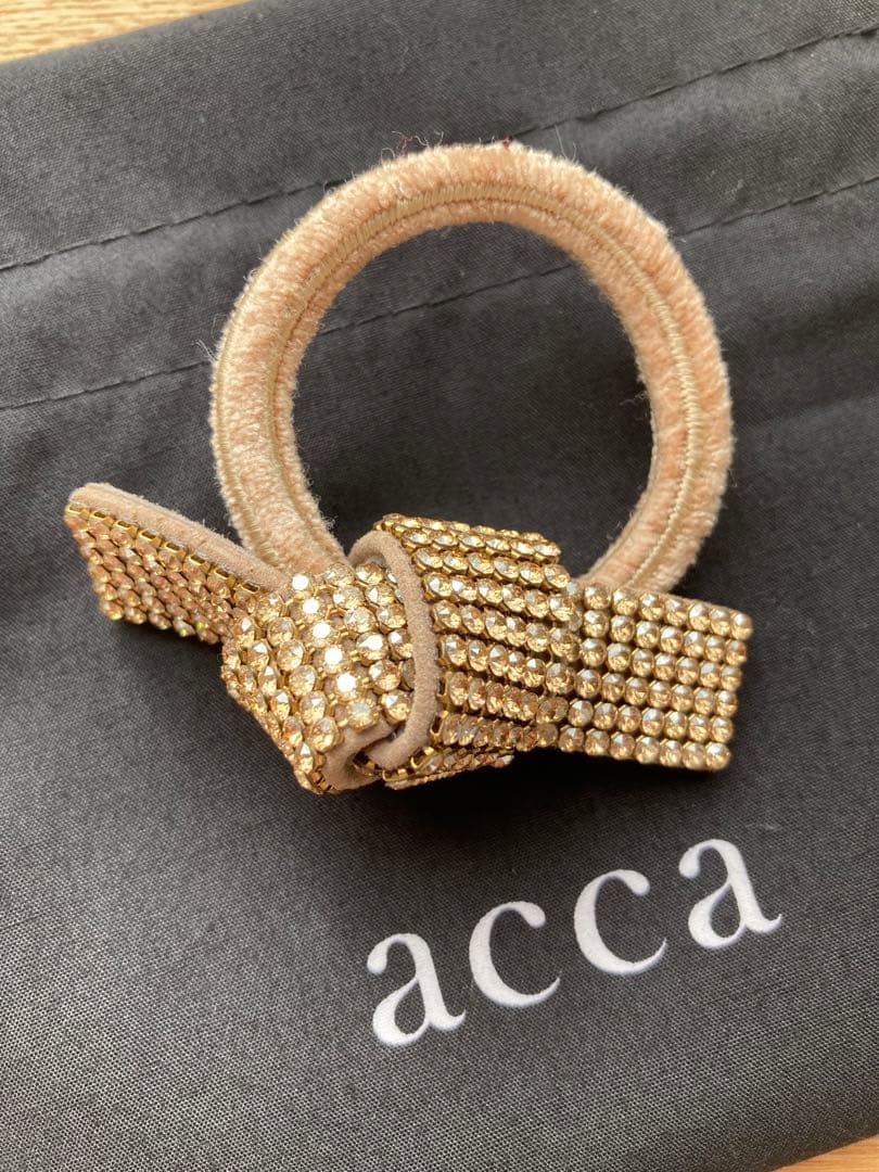 【punai】acca ゴールド ヘアゴム　美品
