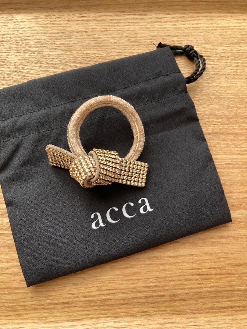 【punai】acca ゴールド ヘアゴム　美品
