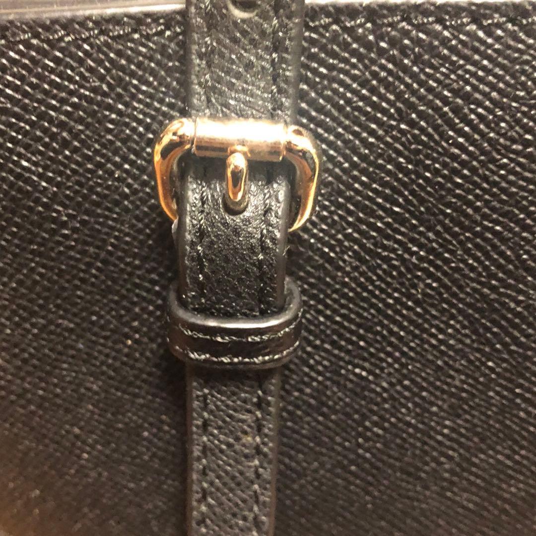 るるちゃ COACH コーチ トートバッグ レザー シボ革 ブラック 黒