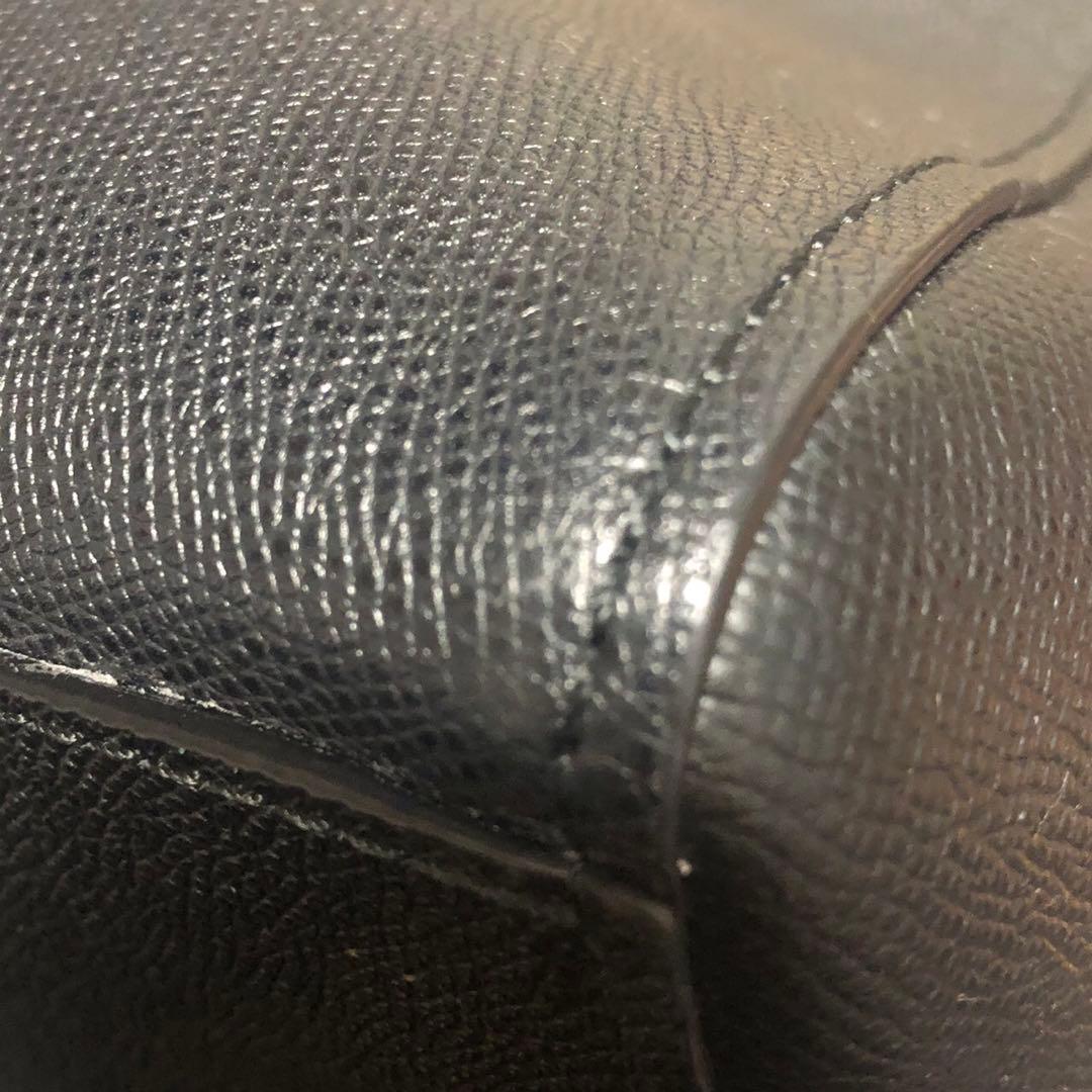 るるちゃ COACH コーチ トートバッグ レザー シボ革 ブラック 黒